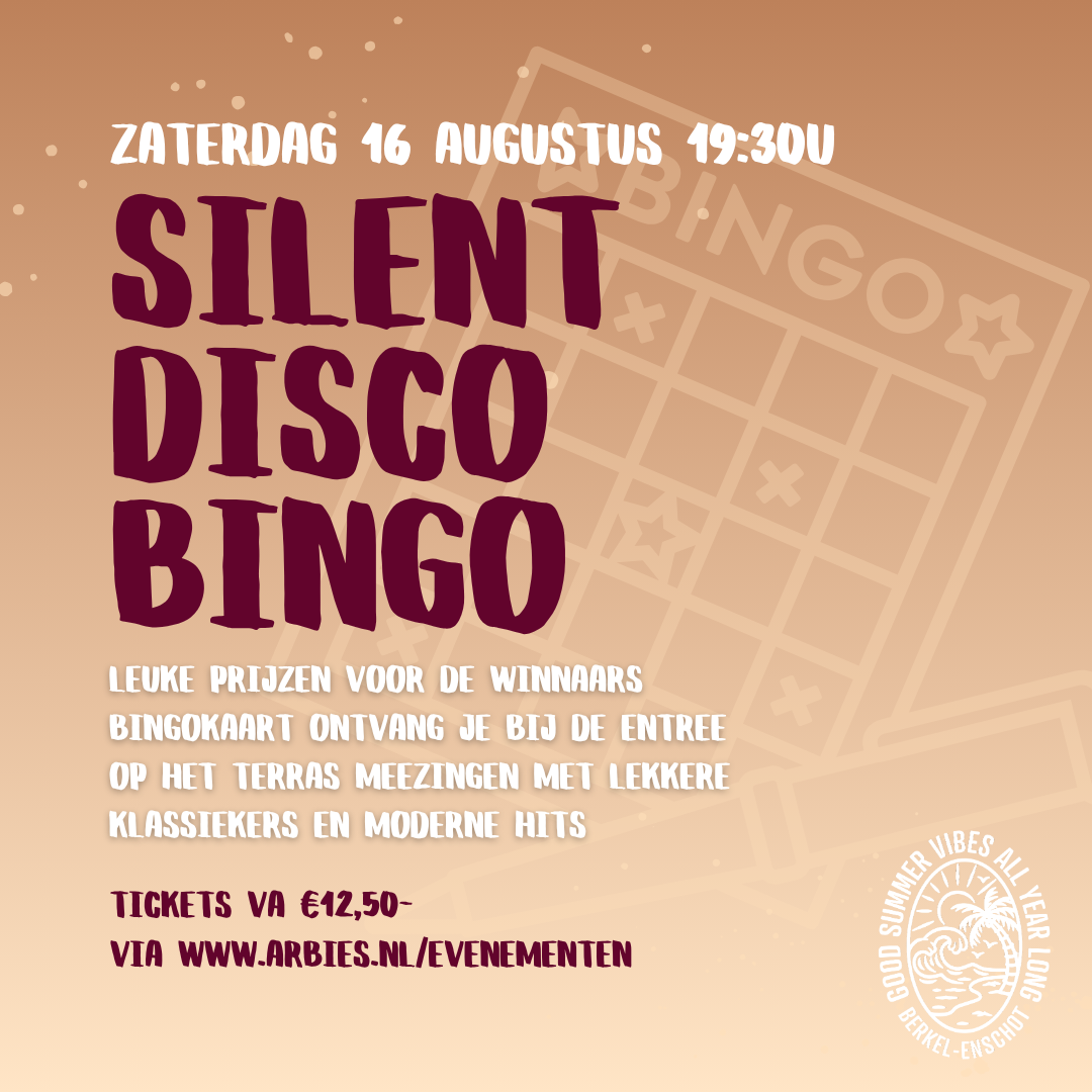 Silent Disco Bingo